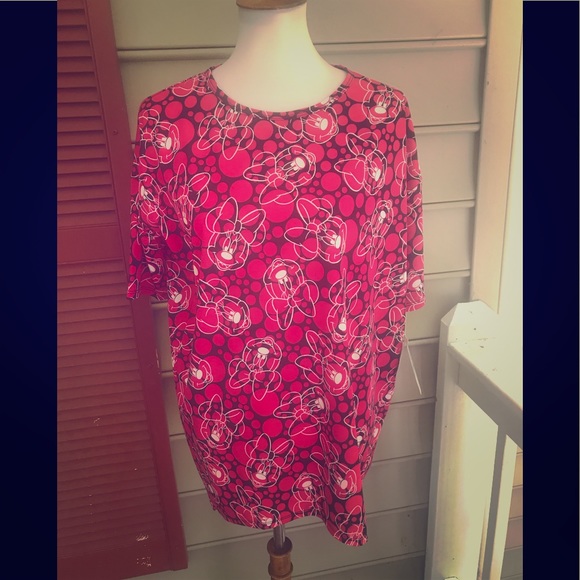 LuLaRoe Tops - LuLaRoe Disney Minnie Pink Irma Top XS FREE SHIP